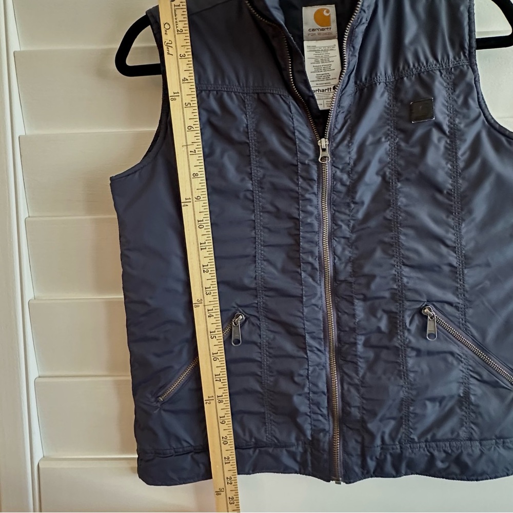 Carhartt Women's Navy Puffer Vest size XS - Picture 5 of 7